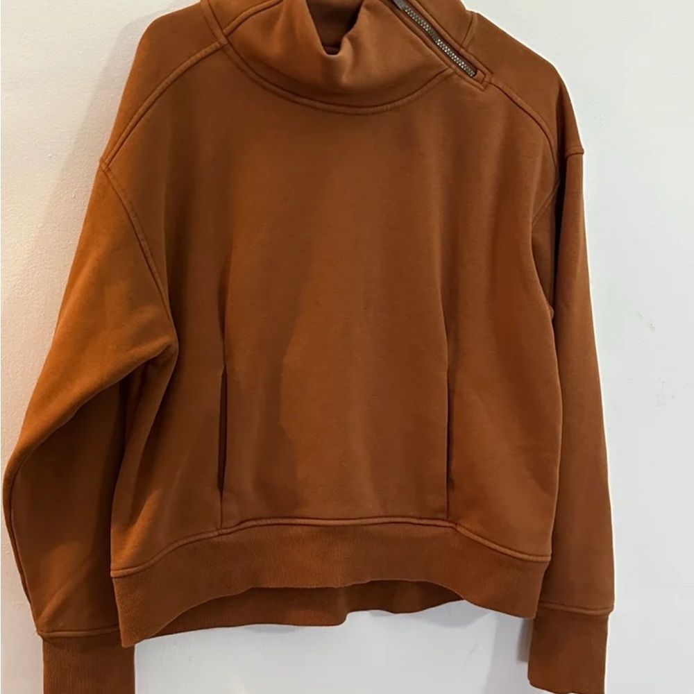 All in Motion Rust High-Neck Pullover